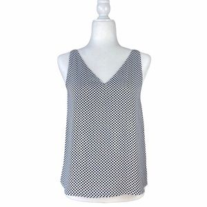 Express | Polka Dot Crisscross Back Tank